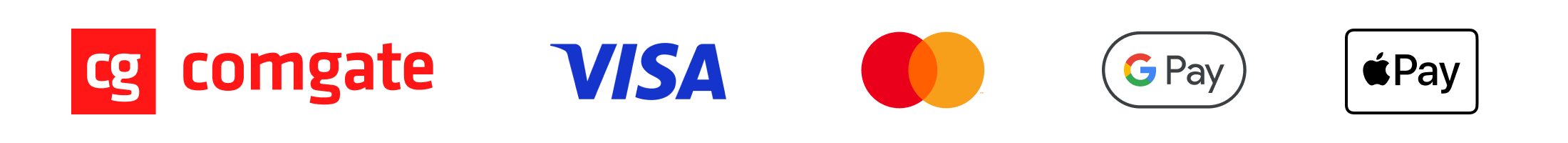 Bezpečné platby cez Comgate – Visa, Mastercard, Google Pay, Apple Pay